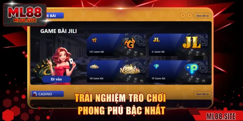 Trải nghiệm trò chơi phong phú bậc nhất